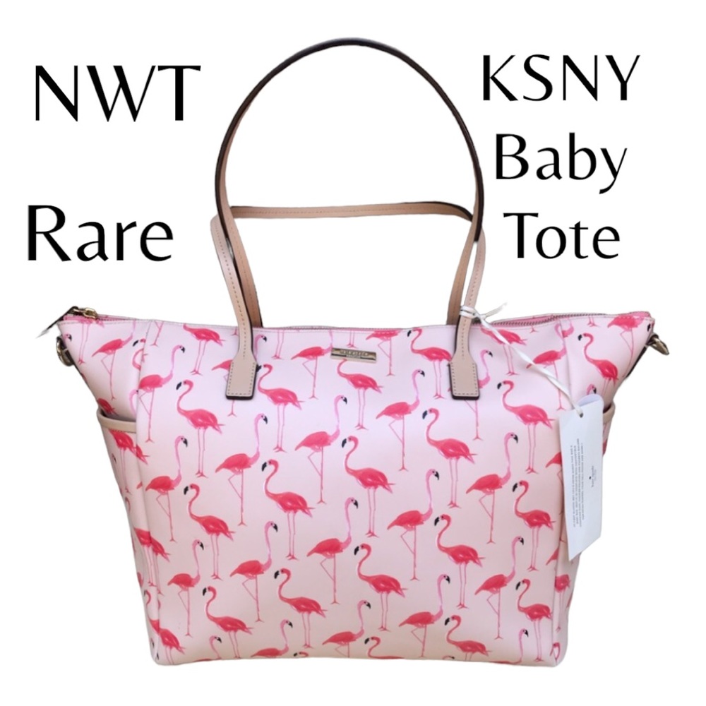 ❤️Kate Spade New York Shore Street Adaira Flamingo Baby Bag